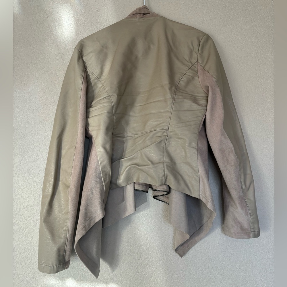 Blank NYC jacket, Size M, Faux Leather and Suede